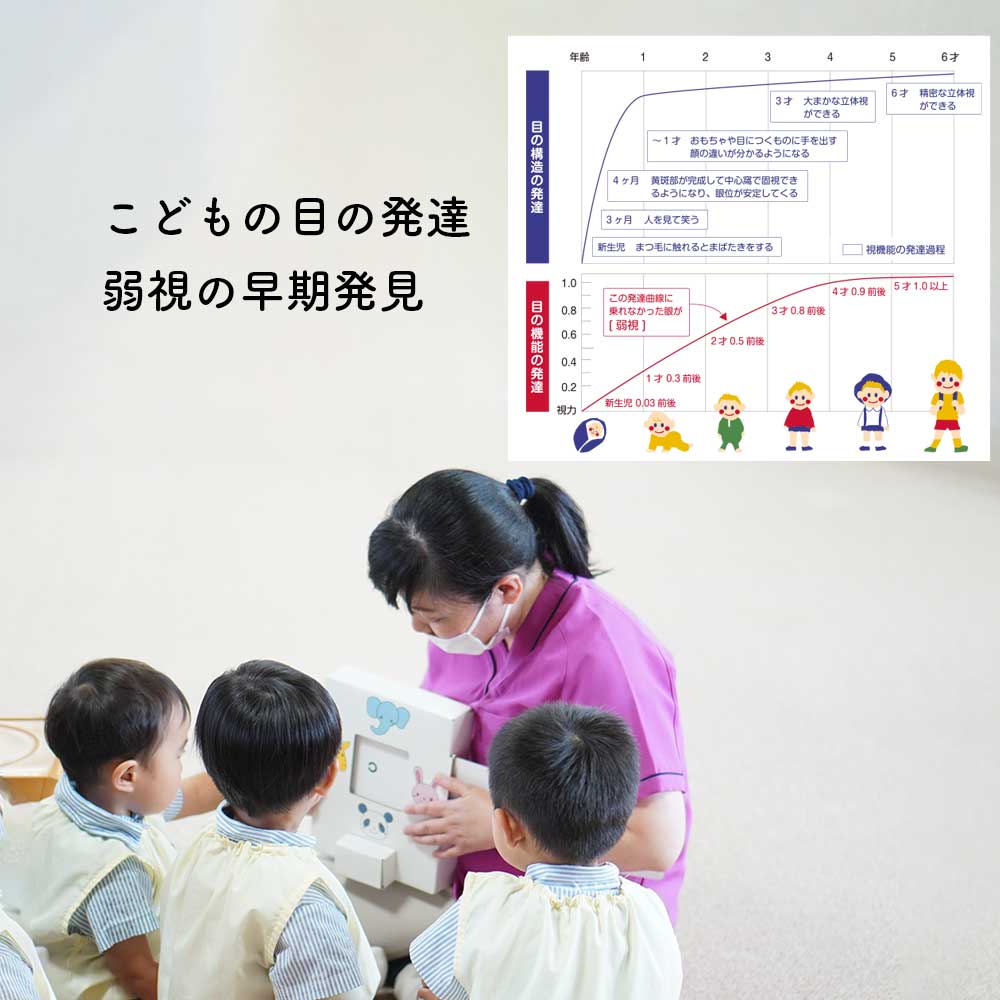 子供の視力の成長と治療の啓発
